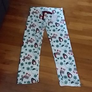 Super fluffy fleece Christmas pajama pants